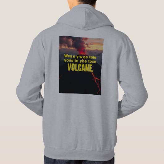 “Coração em Chamas” Hoodie (Achterkant)