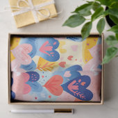 Corações Coloridos Tissuepapier (Geschenk)
