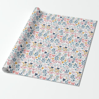 Corações em Aquarela Cadeaupapier
