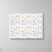 Corações em aquarela canvas afdruk (Voorkant)