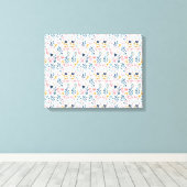 Corações em aquarela canvas afdruk (Insitu (Houten vloer))