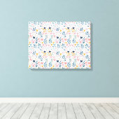 Corações em aquarela canvas afdruk (Insitu (Houten vloer))