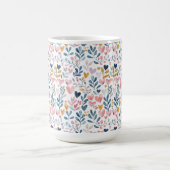 Corações em aquarela koffiemok (Center)