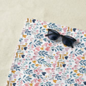 Corações em aquarela strandlaken (In situ)