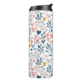 Corações em aquarela thermosbeker (Gedraaid links)