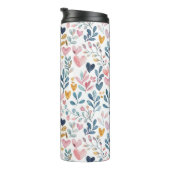 Corações em aquarela thermosbeker (Geroteerd rechts)