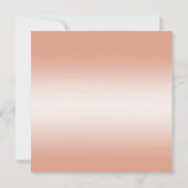 Coral 35th Wedding Jubileum Dubbele Foto Kaart (Achterkant)