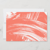 Coral | Abstracte GraduPartij voor de Graduatie va Kaart (Achterkant)