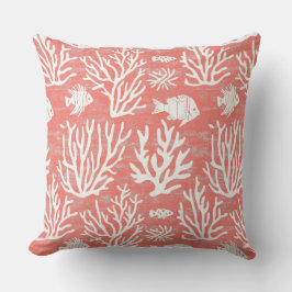 Coral Accent Pillow | Sierkussennen aan de kust Kussen