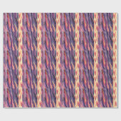 coral and violet pattern cadeaupapier (Vlak)