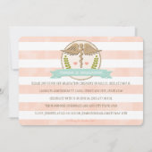 Coral Aqua Dental School Afstuderen Aankondiging (Achterkant)