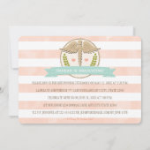 Coral Aqua Nursing School Afstuderen aangekondigd Kaart (Achterkant)