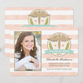 Coral Aqua Physical Therapy School Afstuderen Kaart (Voorkant / Achterkant)