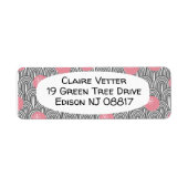 Coral Atomic Pinwheels Etiket (Voorkant)