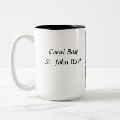 Coral Bay St. John Tweekleurige Koffiemok (Links)