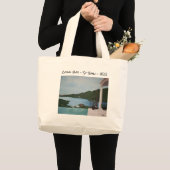 Coral Bay St. John USVI Grote Tote Bag (Voorkant (product))