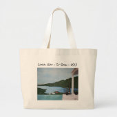 Coral Bay St. John USVI Grote Tote Bag (Voorkant)