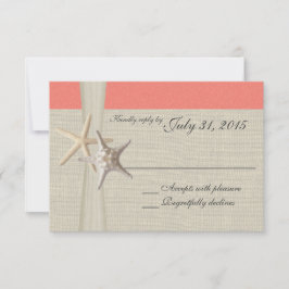 Coral Beach en Burlap Response Kaart