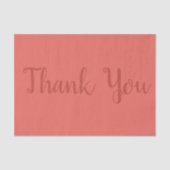 Coral bedankt cadeautje tissuepapier (Voorkant)