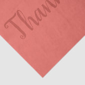 Coral bedankt cadeautje tissuepapier (Detail)