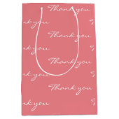 Coral bedankt medium cadeauzakje (Voorkant)