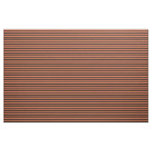 Coral & Black Pattern van Stripes Stof (Yard (91,4 cm))