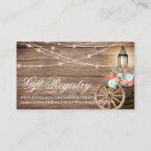 Coral & Blauwgroen Rsvp en Registry 2 - Weddenscha Informatiekaartje (Achterkant)