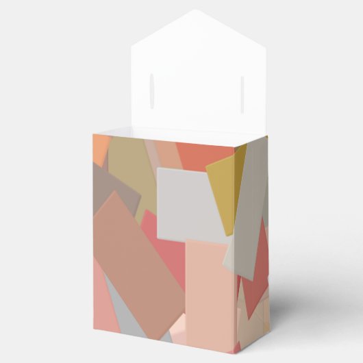 Coral Blocks voor doos Bedankdoosjes (Geopend)