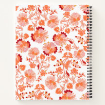 "Coral Blossom" Artistiek Hardcover Spiraal Notiti
