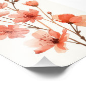 Coral Blossom Dreams Foto Afdruk (Hoek)