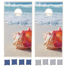Coral Blue Custom Tropical Beach Life Quote