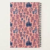 Coral Blue Pattern Planner (Achterkant)