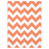 Coral Bold Chevron Klembord (Achterkant)