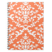 Coral Bold Mod Damask Notitieboek (Voorkant)