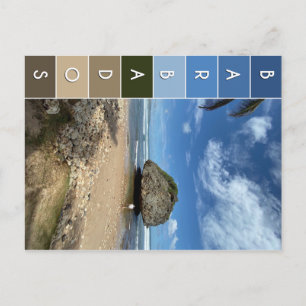 Coral Boulder - Bathsheba, Barbados Briefkaart