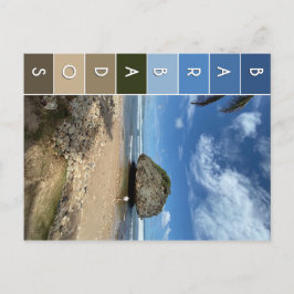 Coral Boulder - Bathsheba, Barbados Briefkaart