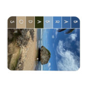 Coral Boulder - Bathsheba, Barbados Magneet (Horizontaal)