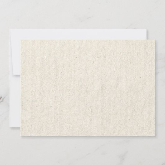 Coral Bow & Lace Wedding Invitations Kaart (Achterkant)