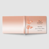 Coral Bow & Ribbon 35th Wedding Jubileum Gastenboek (Volledig)