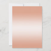 Coral Bow & Ribbon 35th Wedding Jubileum Save The Date (Achterkant)