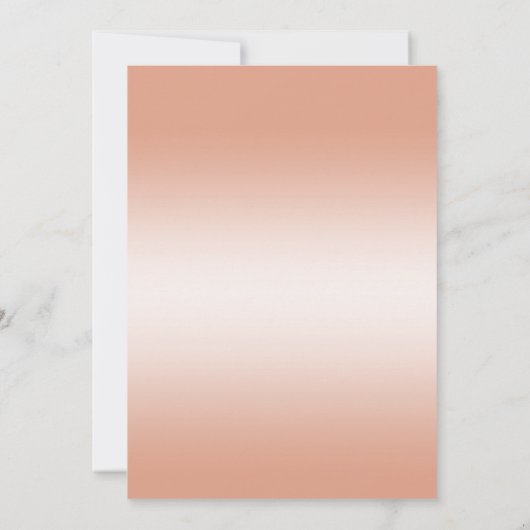 Coral Bow & Ribbon 35th Wedding Jubileum Save The Date (Achterkant)