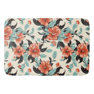 Coral Breeze Floral Badmat