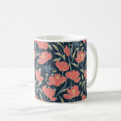 Coral Breeze Floral Koffiemok (Voorkant rechts)