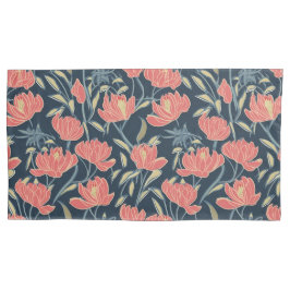 Coral Breeze Floral Kussensloop