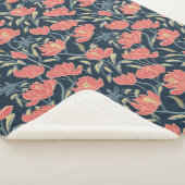 Coral Breeze Floral Sherpa Deken (3/4)