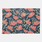 Coral Breeze Floral Theedoek (Horizontaal)