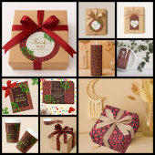 Coral Brown Leopard Print Thank You Servet