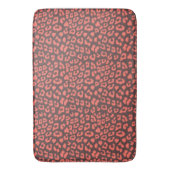 Coral Brown Luipaard Print Badmat (Voorkant Verticaal)