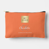 Coral Business logo naam monogram Etui (Voorkant)