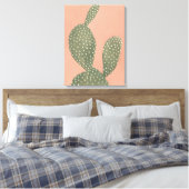 Coral Cacti Canvas Afdruk (Insitu (Slaapkamer))